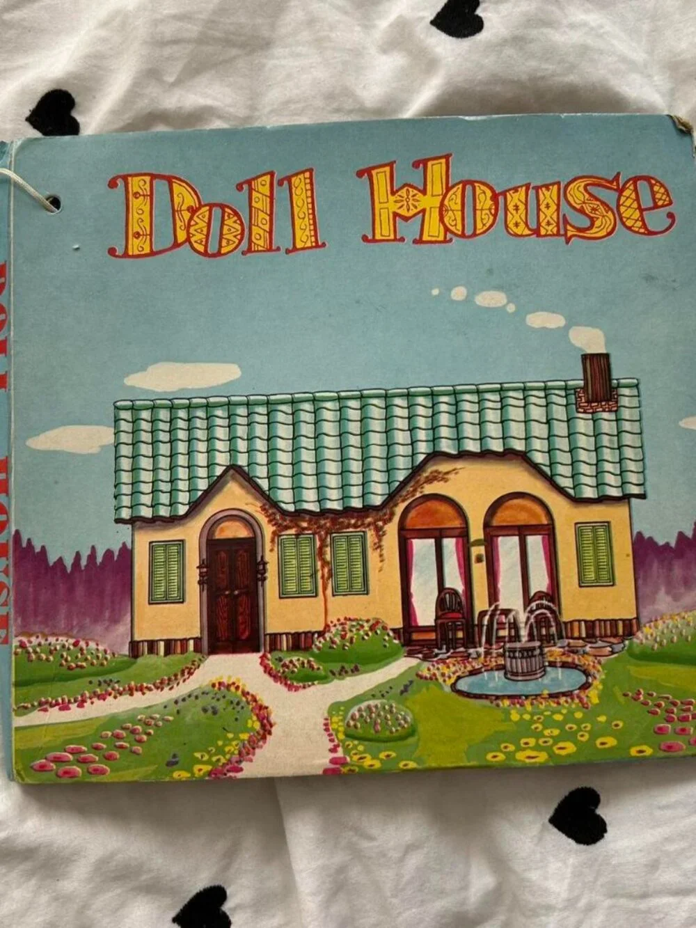 Vintage 1973 Chadwick Miller Paper Pop Up Doll House Book